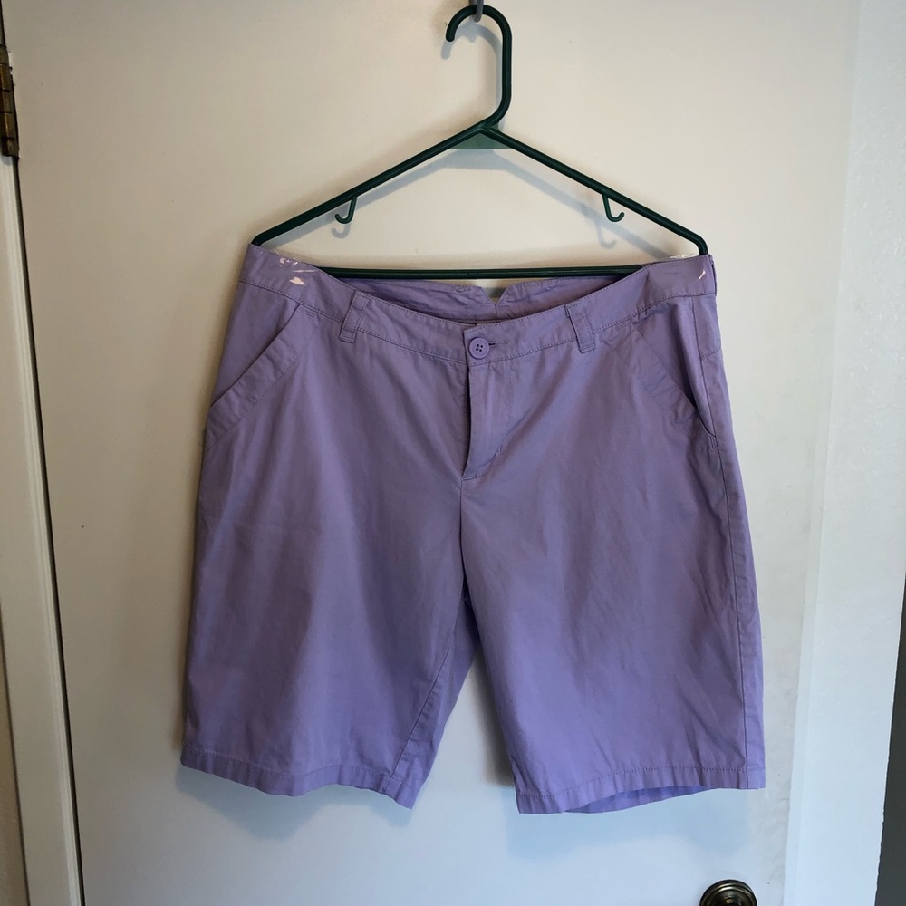 Columbia Lavender shorts size 12